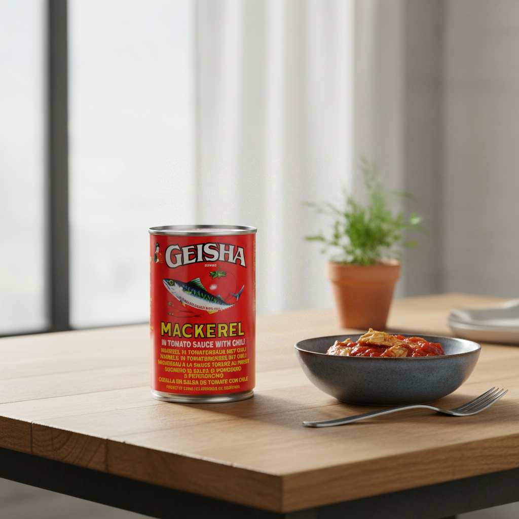 Geisha Maquereau à la sauce pimentée - 425 g