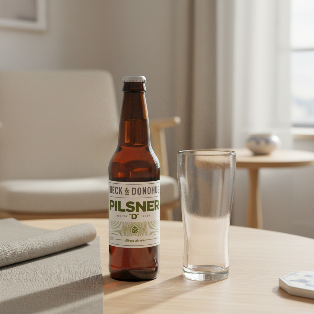 DECK ET DONOHUE Bière D-Pilsner 5 % - 33 cl
