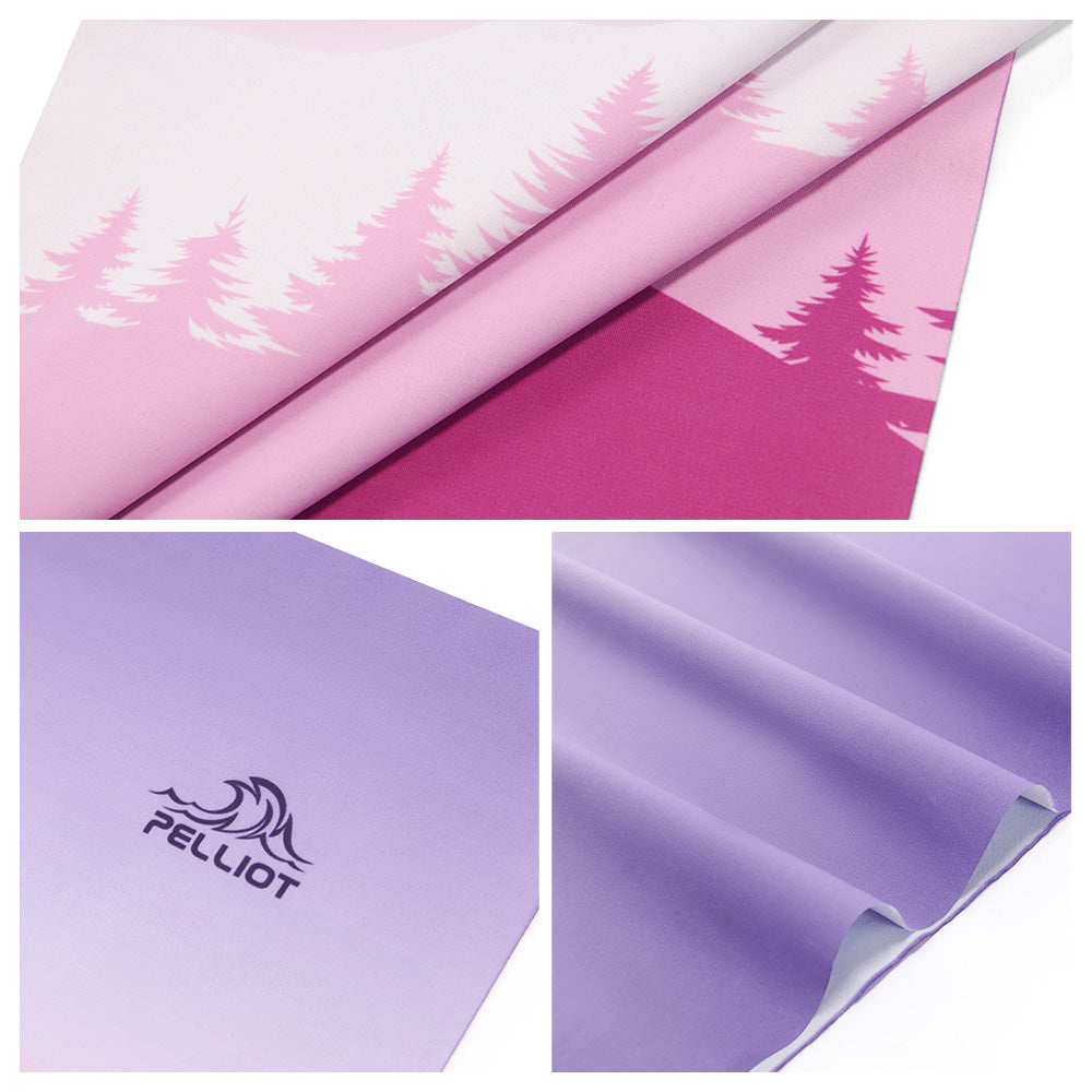 PELLIOT Foulard de tête d'extérieur Violet prune Unisexe Camping Voyage Imperméable Durable