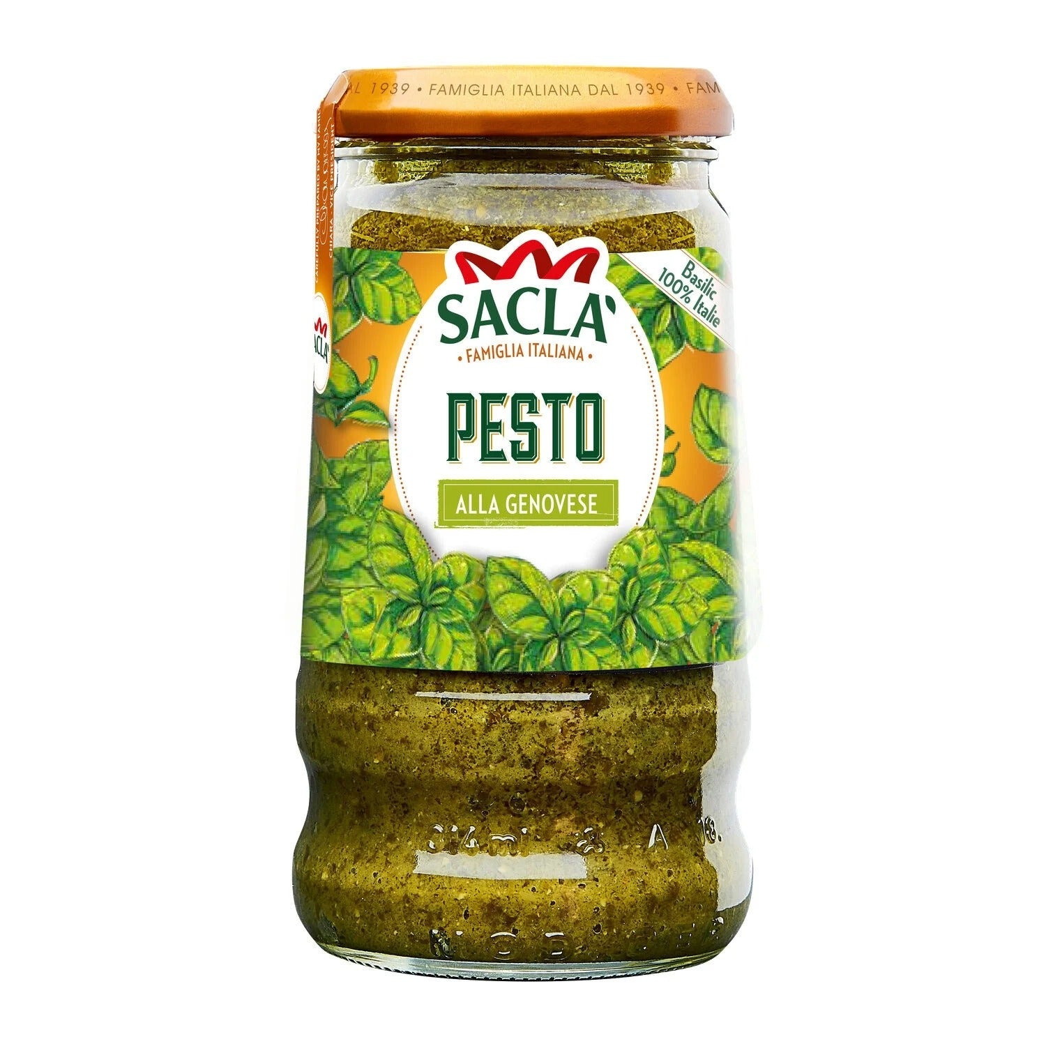 Sacla Sauce pour pâtes au pesto génois au basilic 190 g