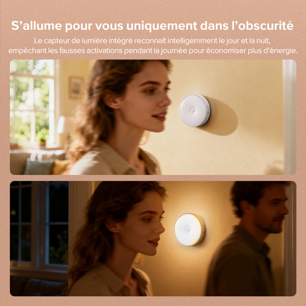 VIVREAL Veilleuses NL-03 en ABS et PC, lot de 3, offre annuelle, meilleurs choix cadeaux