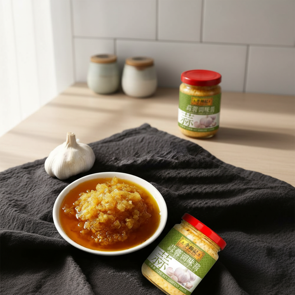 LEE KUM KEE Sauce à l'ail haché - 326 g