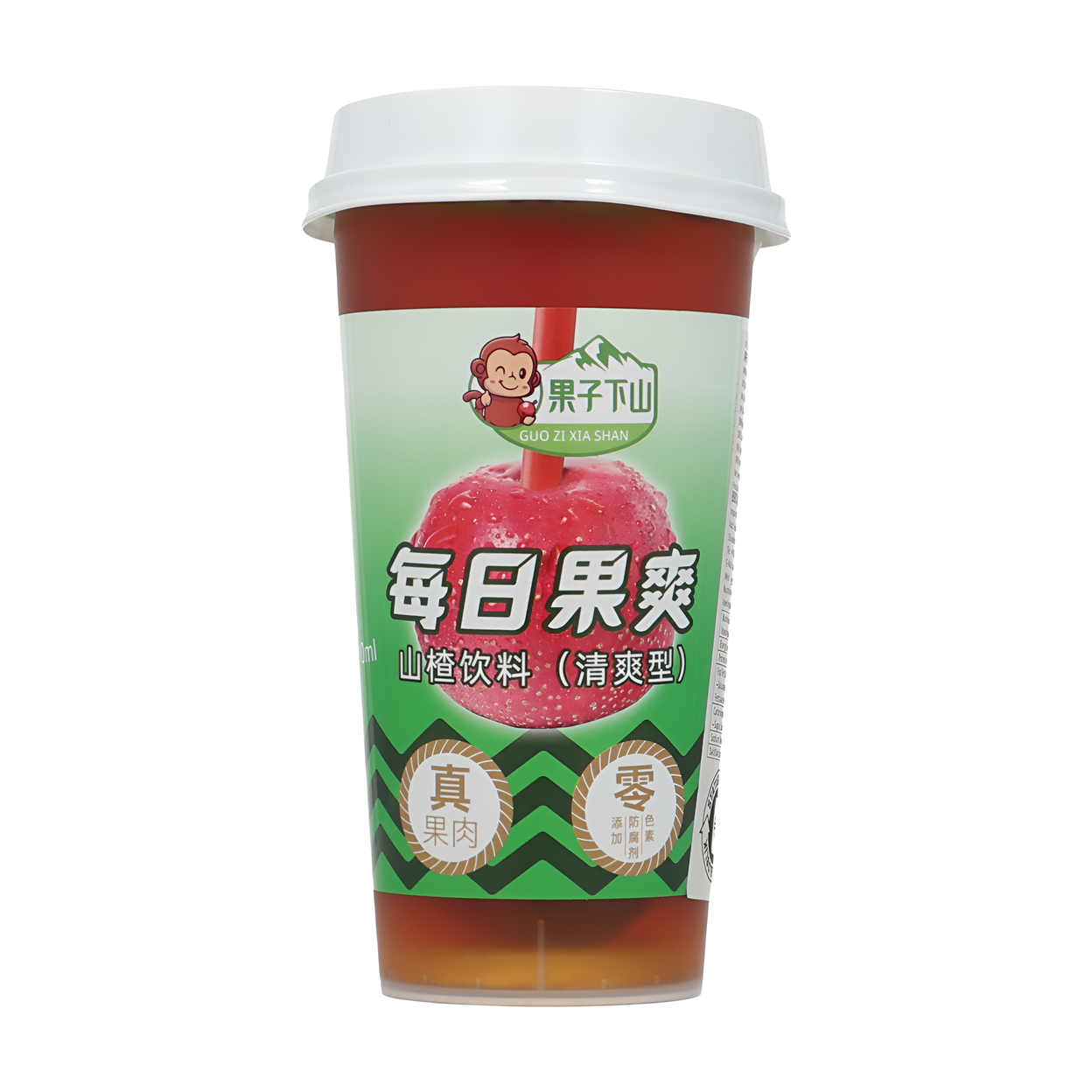 Guozixiashan boisson rafraîchissante quotidienne à l'aubépine en canette 380 ml