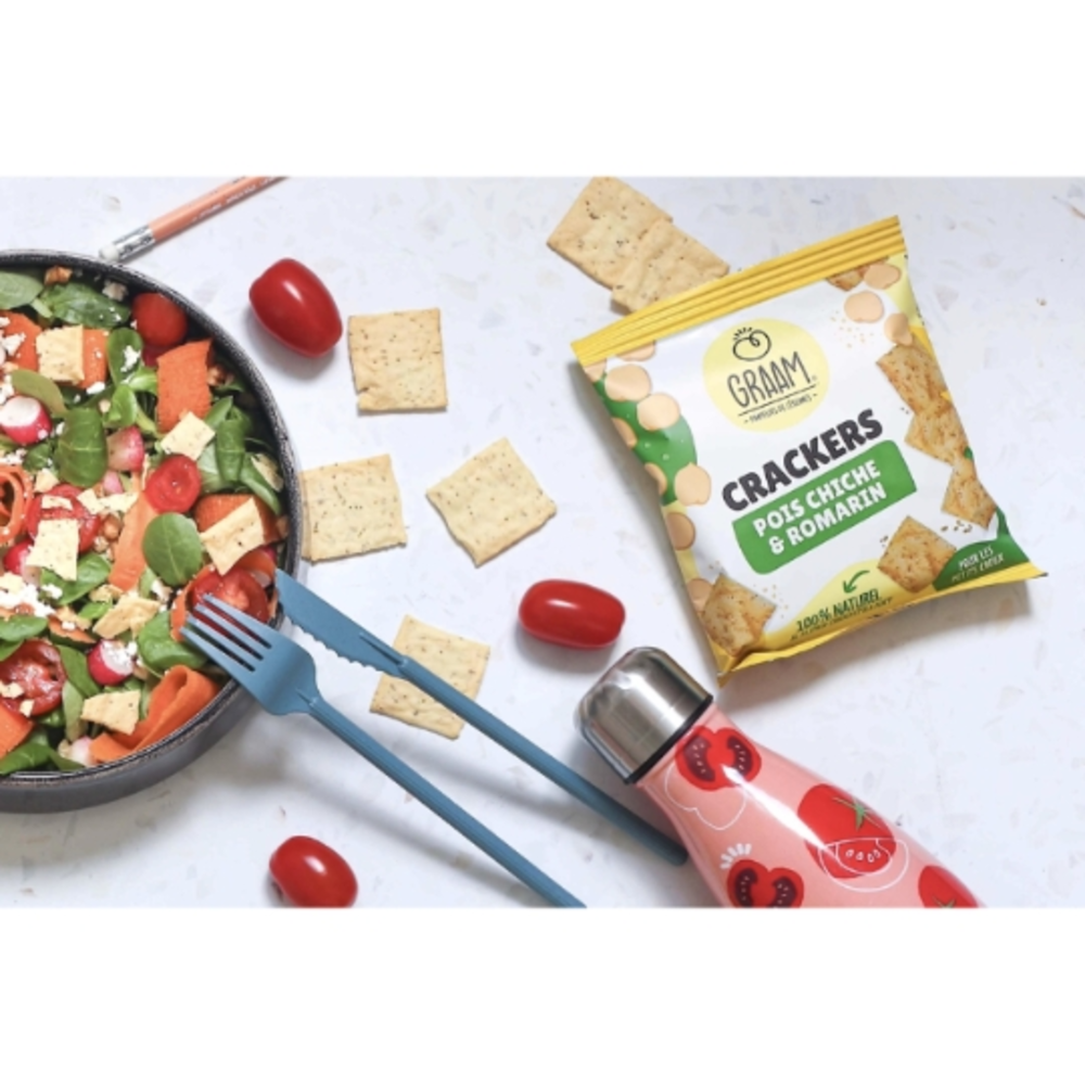 Graam Biscuit salé aux pois chiches 30 g