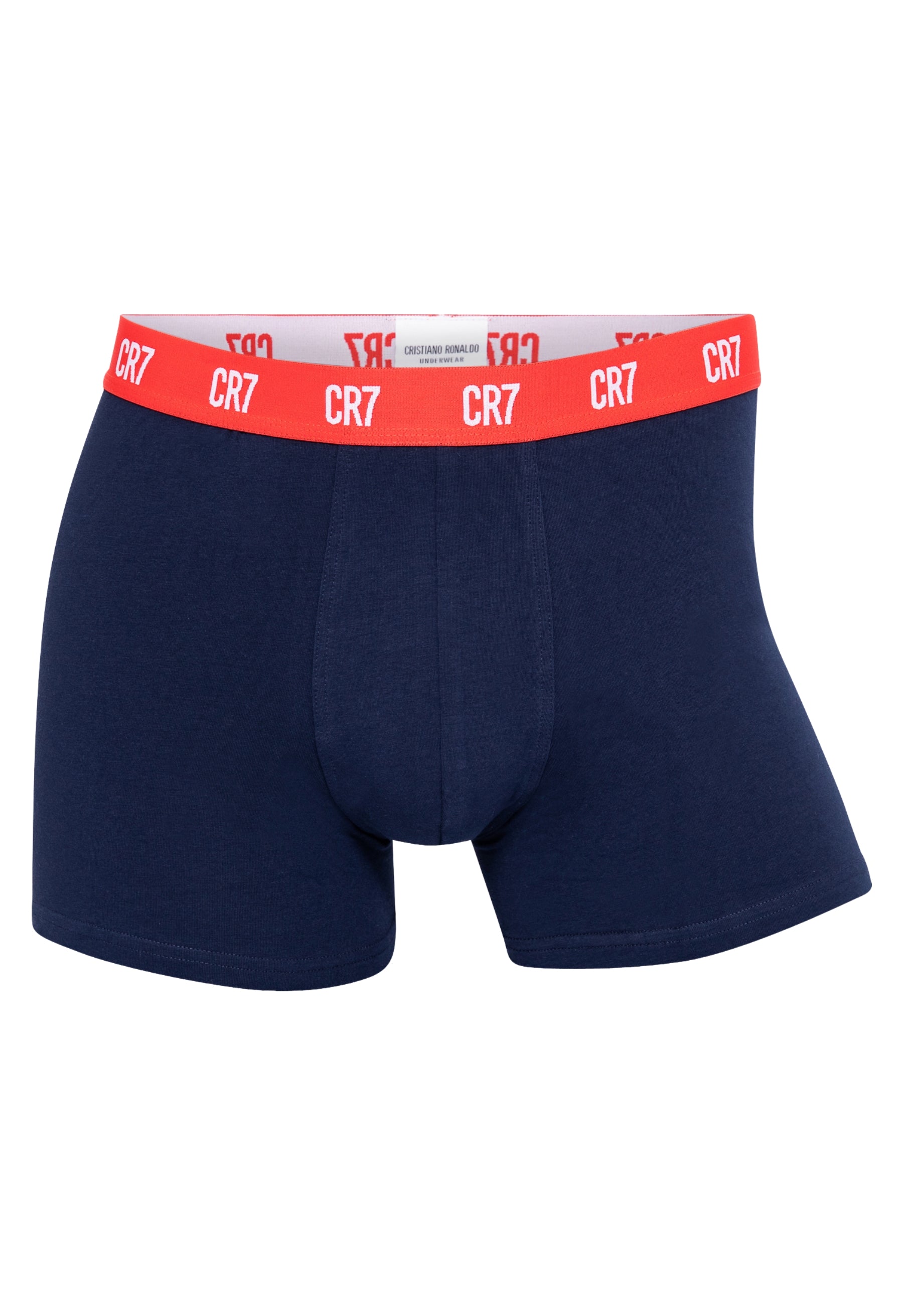 CR7 Lot de 3 boxers Gris/Orange/Bleu marine
