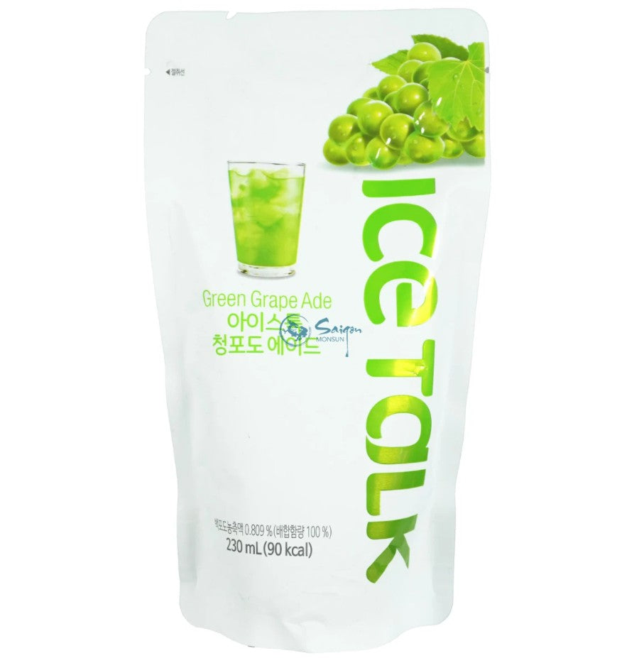 ICE TALK Boisson aux raisins verts - 230 ml