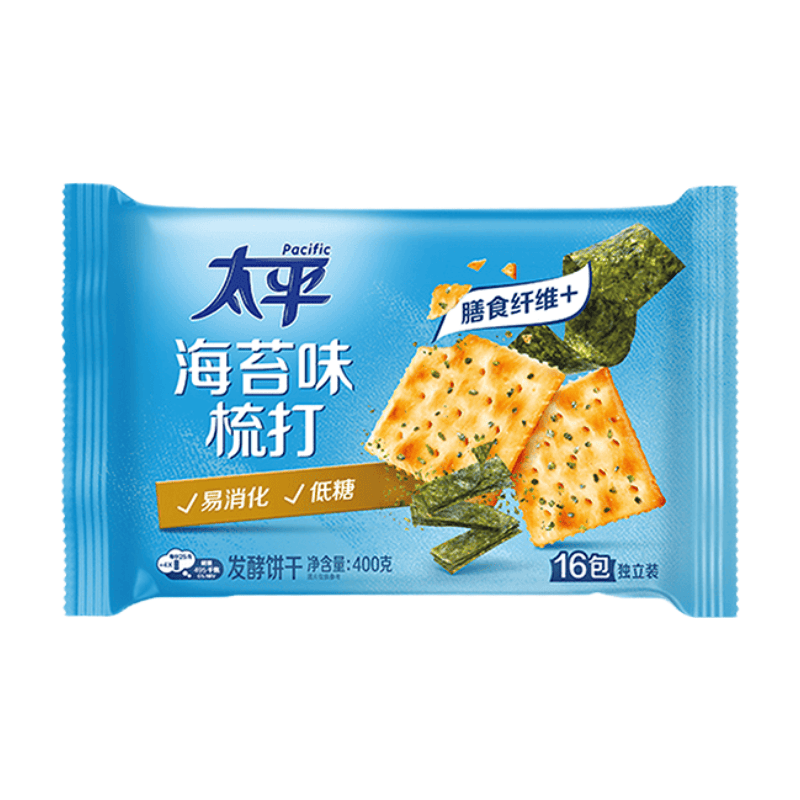 Pacific Biscuits saveur algue nori, format familial 400 g