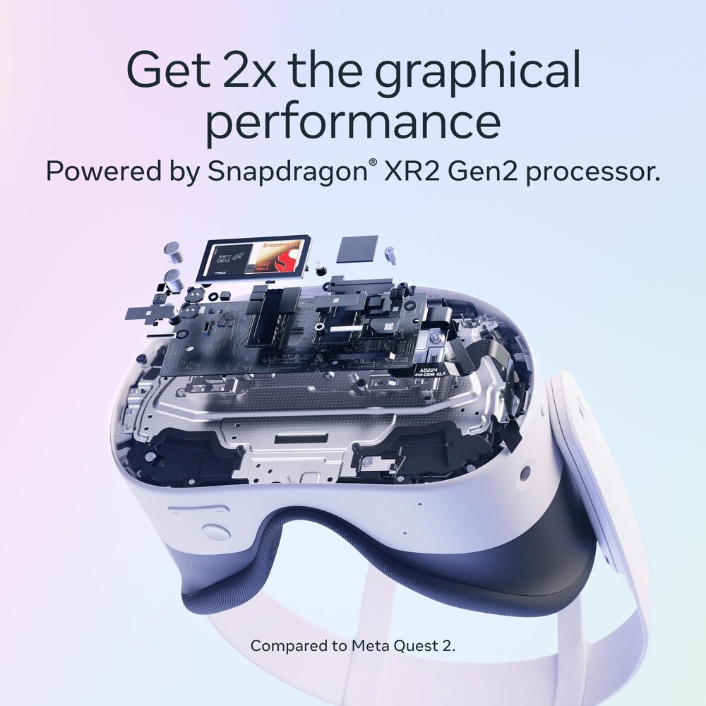 Meta Quest 3S Casque VR - 128 Go - Version EU