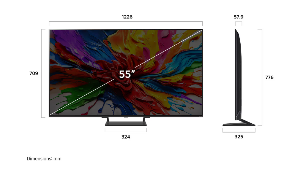 LG 55QNED93A téléviseur Mini LED 4K - 139 cm - 2025