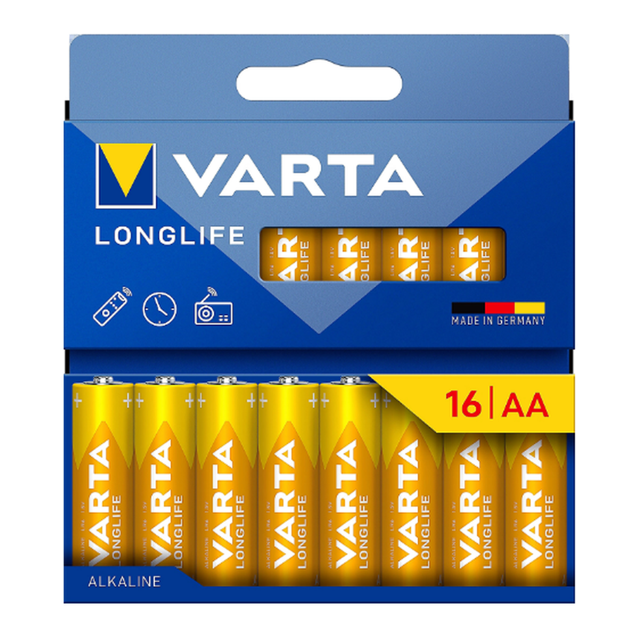 VARTA PILES ALCALINES LONGLIFE AA x16