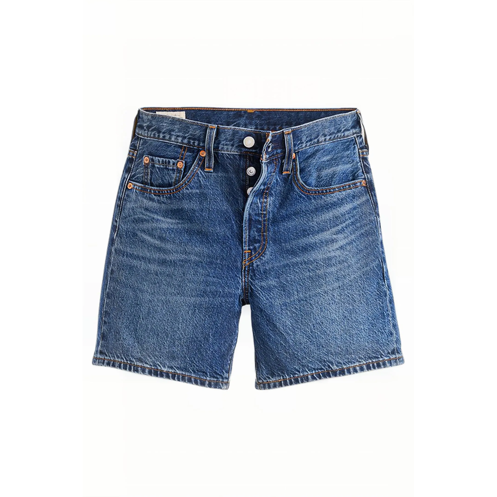LEVI'S 501 Short léger mi-cuisse bleu - Dark Wash