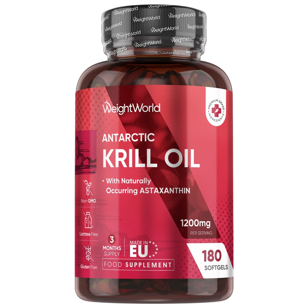 WeightWorld Huile de krill 1200 mg - 180 gélules