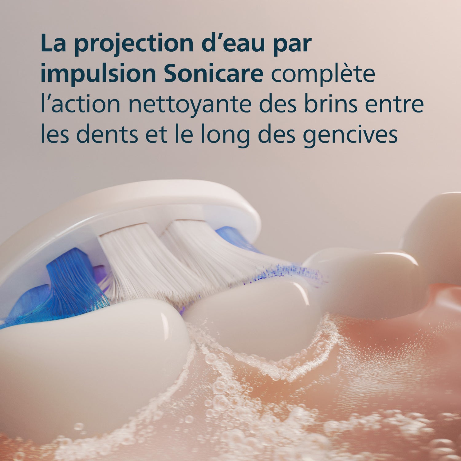 Philips Sonicare S2 Sensitive HX6054/87 Tête de brosse à dents électrique - brins ultra-doux, élimine jusqu’à 10x plus de plaque, compatible BrushSync, lot de 4 - Blanc