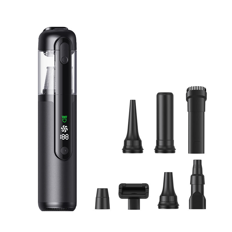 EasyWox Q808 Aspirateur de voiture avec aspiration puissante 16 500 Pa, moteur sans balais 120 W, soufflerie et aspiration bidirectionnelles