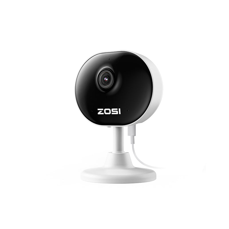 ZOSI Caméra WiFi intérieure C688 1080P, mini caméra de sécurité à dôme, caméra de sécurité pour la maison, surveillance pour personne âgée, bébé, chien et animal de compagnie