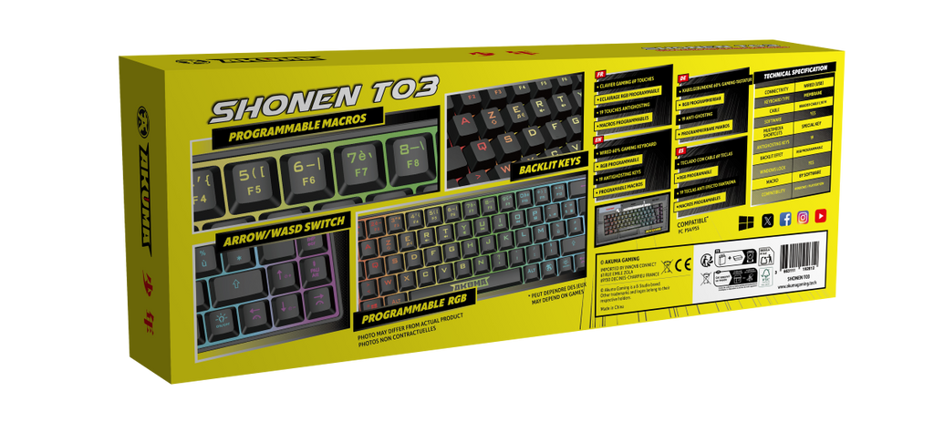 Akuma clavier gaming œuvre t03