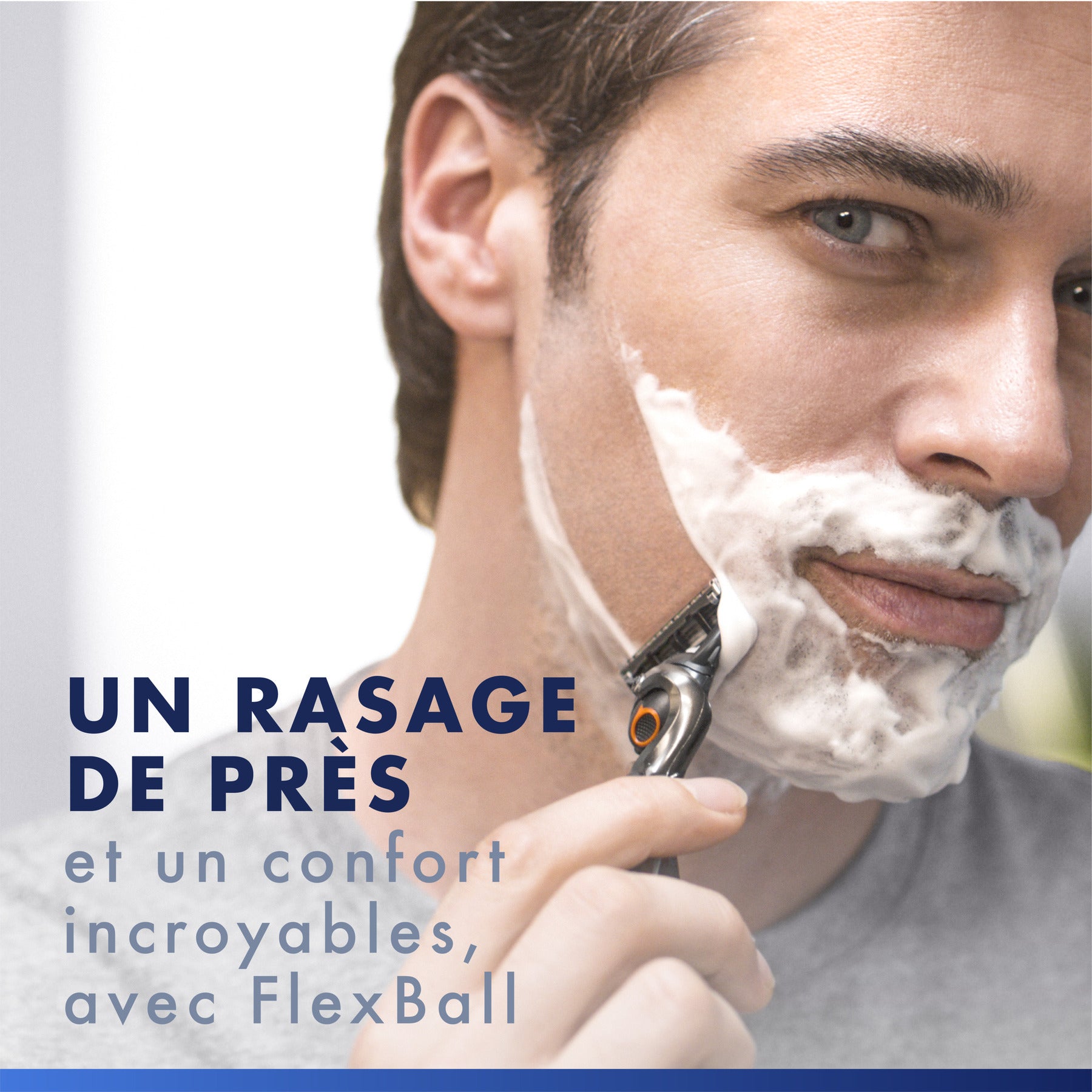Gillette Lames de Rasoir Homme Proglide, Pack de 6 | Cartouche Dotée de la Bande Lubrifiante x2, Ultra Affutées, Longue Durée, en Acier Inoxydable, 1 Recharge Jusqu’à 30 Rasages