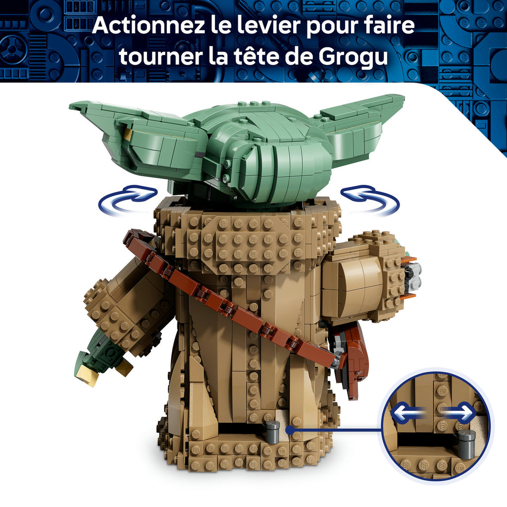 LEGO Star Wars Set de Figurine Grogu avec Sac et Armure Beskar 75446 (1 200 Pièces)