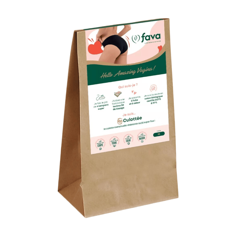 FAVA Culotte Menstruelle Noir M X1