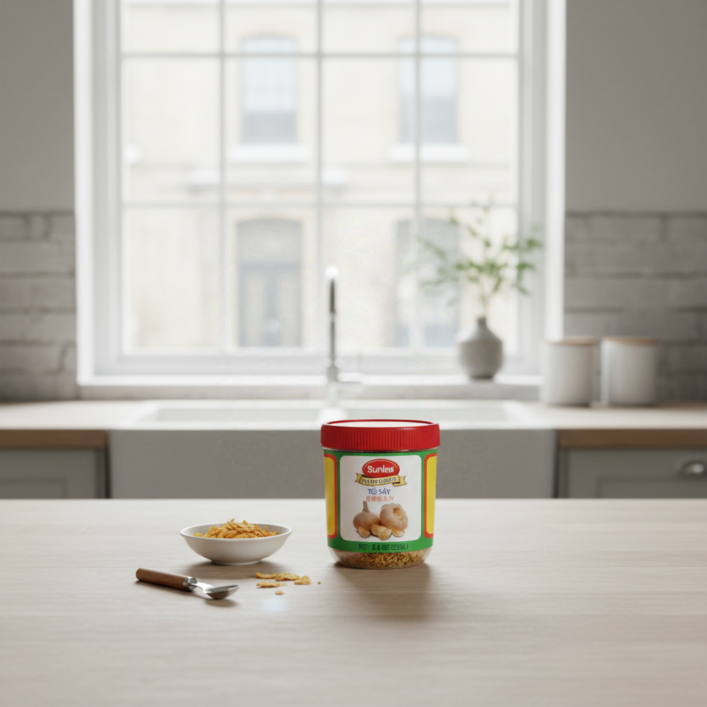 Sunlee Ail frit en pot 100 g