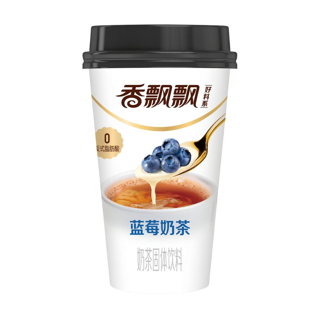 Xiang Piao Piao Thé au lait saveur myrtille - 80 g