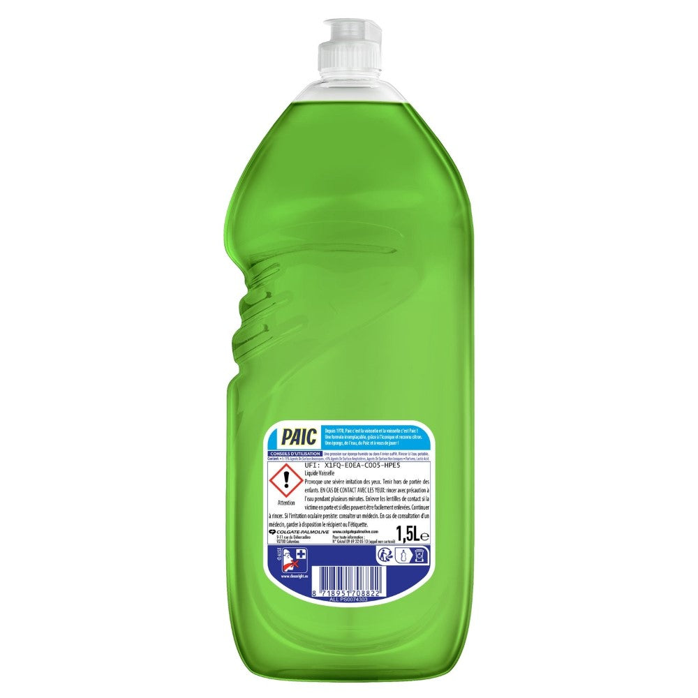 PAIC Liquide vaisselle Citron Vert 1,5 L