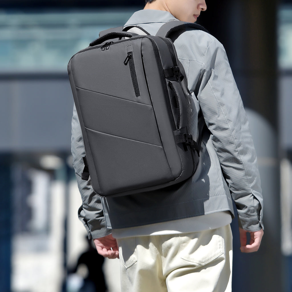 Sac à dos cabine extensible 25 L à 35 L imperméable ordinateur portable de travail sac à dos grande capacité multi-poches sac de voyage de jour pour hommes voyage week-end trajet