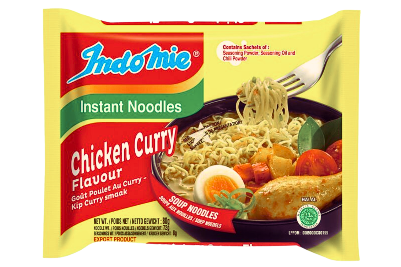 Indomie - Nouilles Saveur Poulet Curry - 80 g