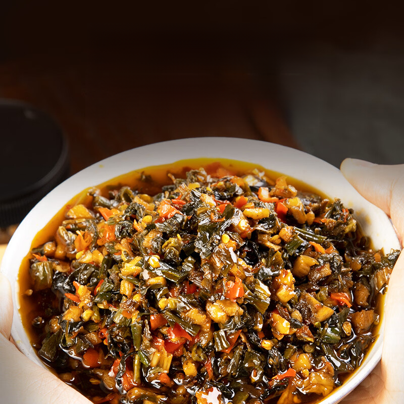 Fan Pi Xiong Di Légumes marinés à l’huile de graines de thé 240 g