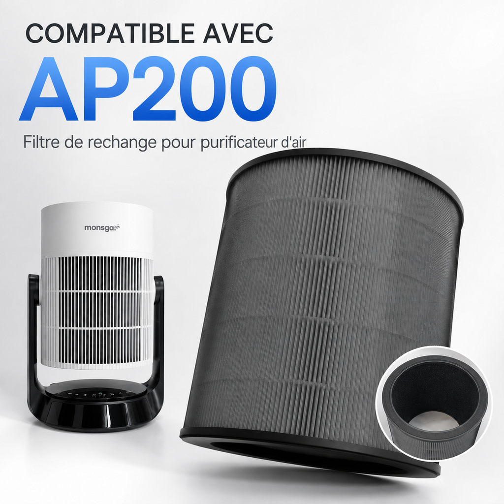 Monsga Filtre Purificateur Pour AP200