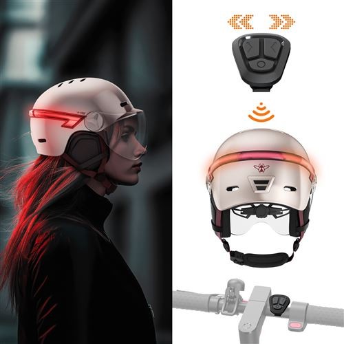 CASR LED GLOW Casque avec LED intégrées taille M - Rose