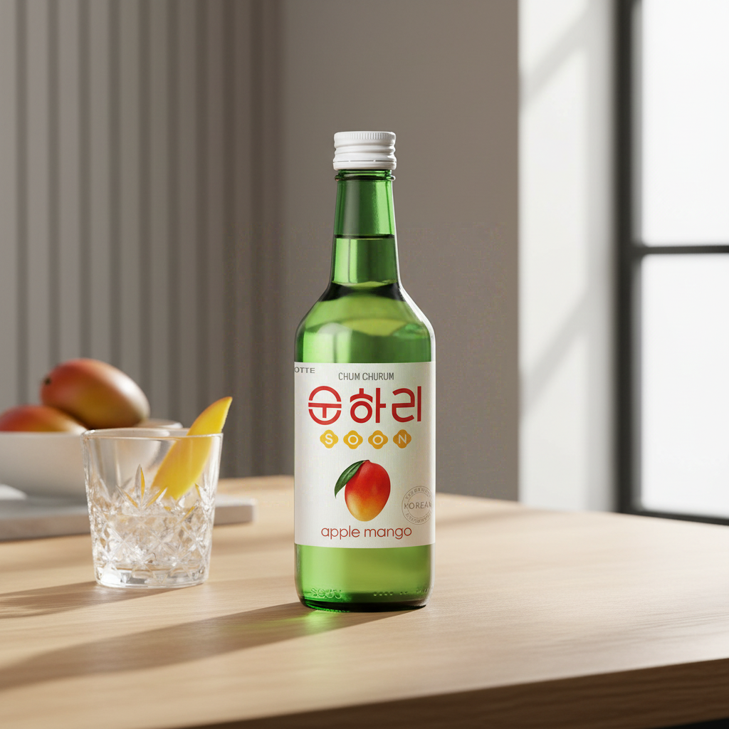 ChumChurum Soju Pomme-Mangue 12 % alc. - 350 ml