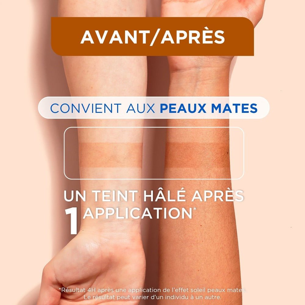 Mixa lait corps effet soleil peaux mates 250ml