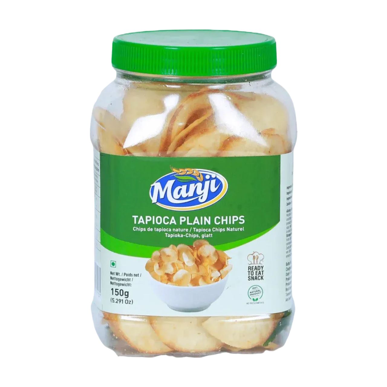 Manji Chips de tapioca nature - 150 g