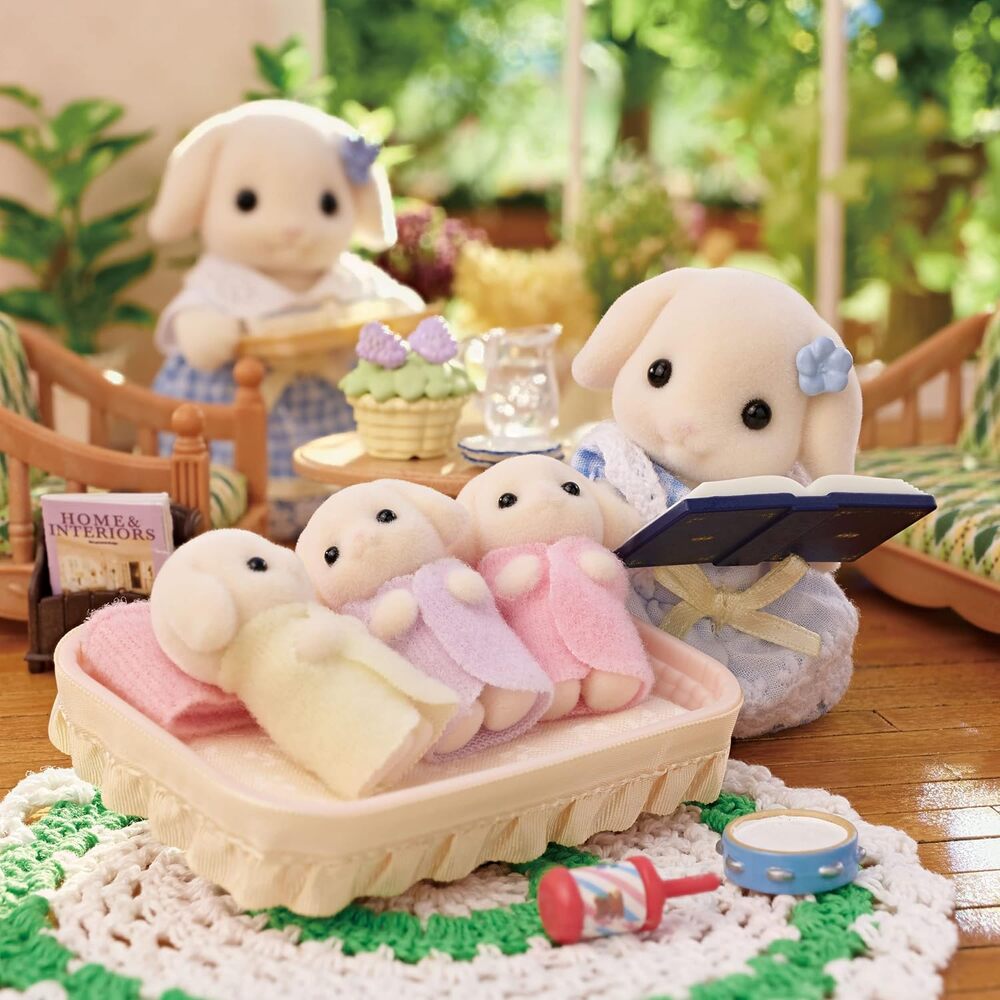 Sylvanian Families Coffret de la famille Flora Lapin