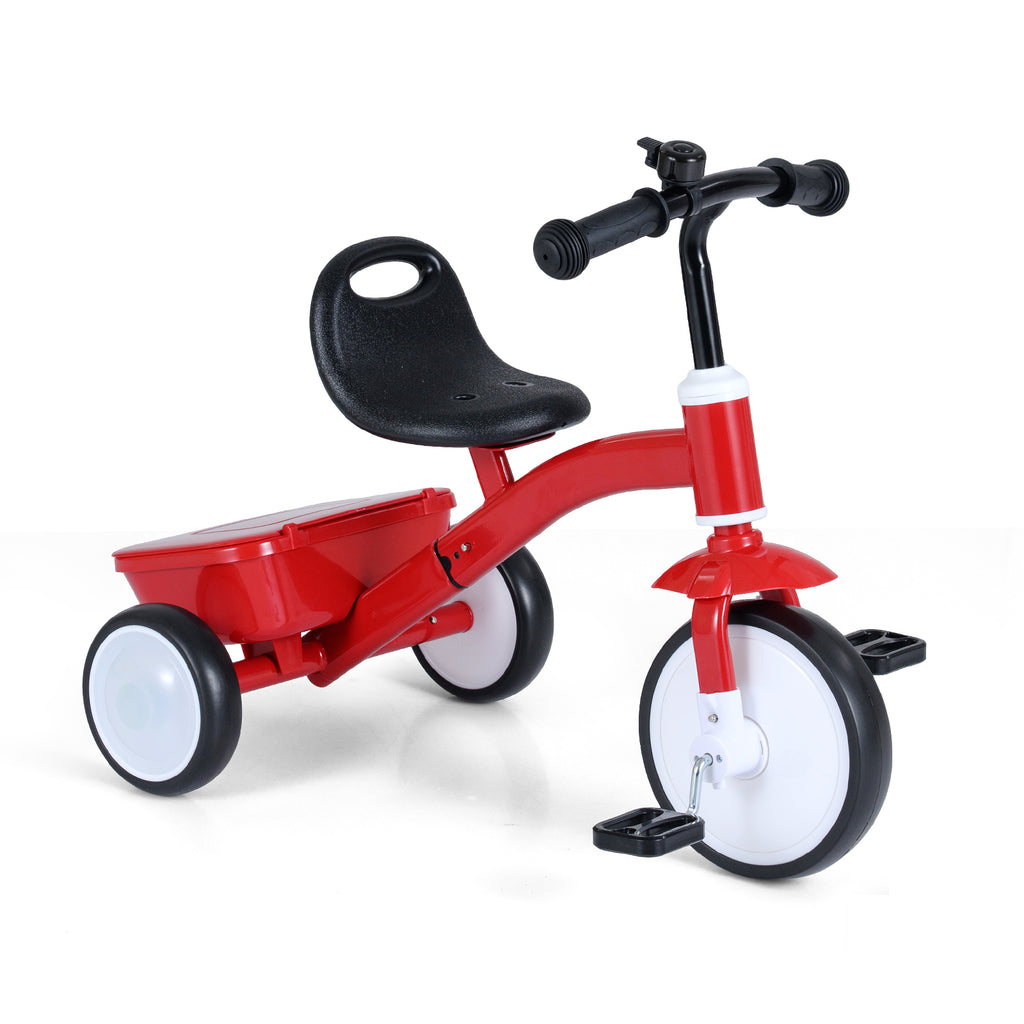 Tricycle pour enfants avec roues lumineuses et siège réglable à 4 positions