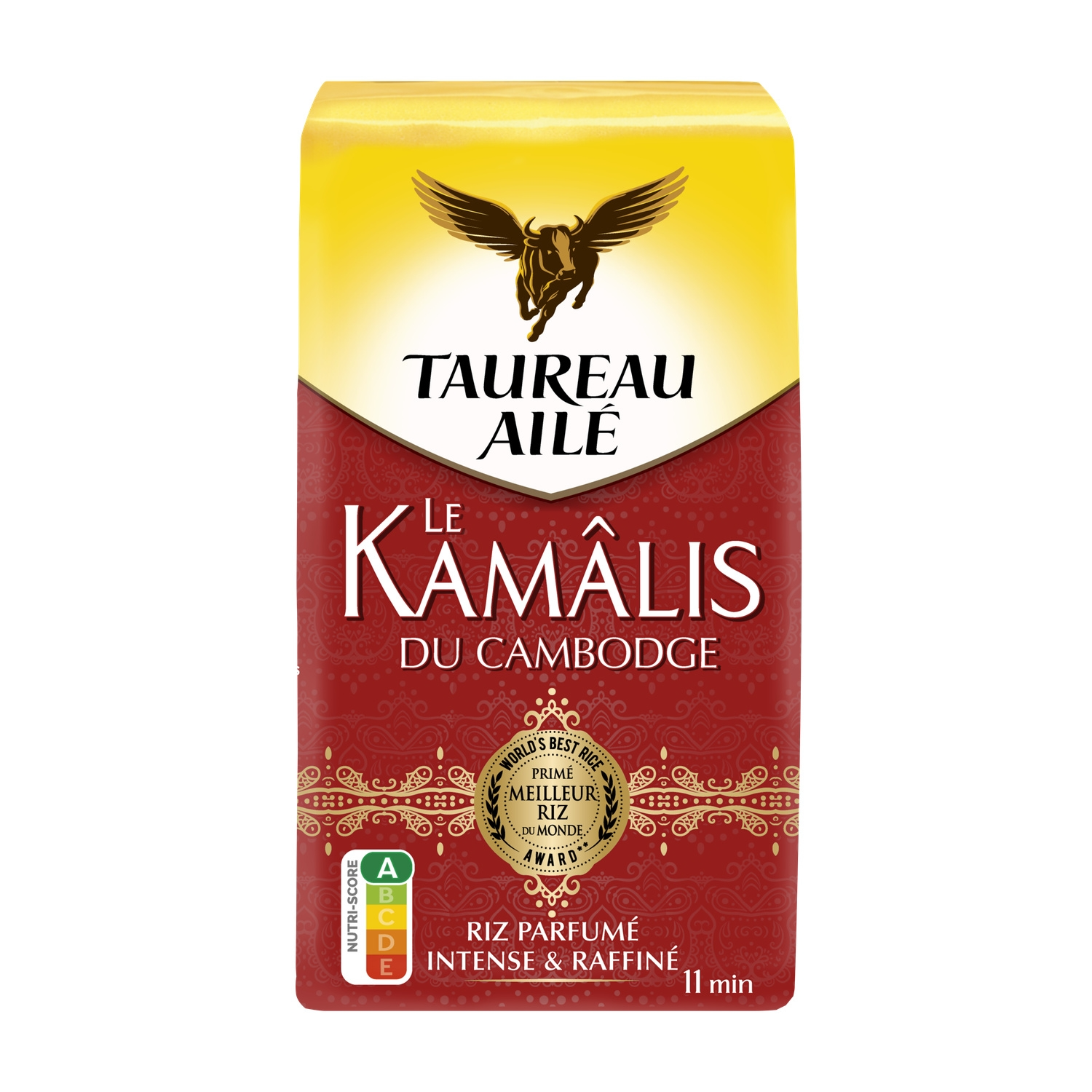 Taureau Ailé Riz parfumé long grain Kamalis 500 g