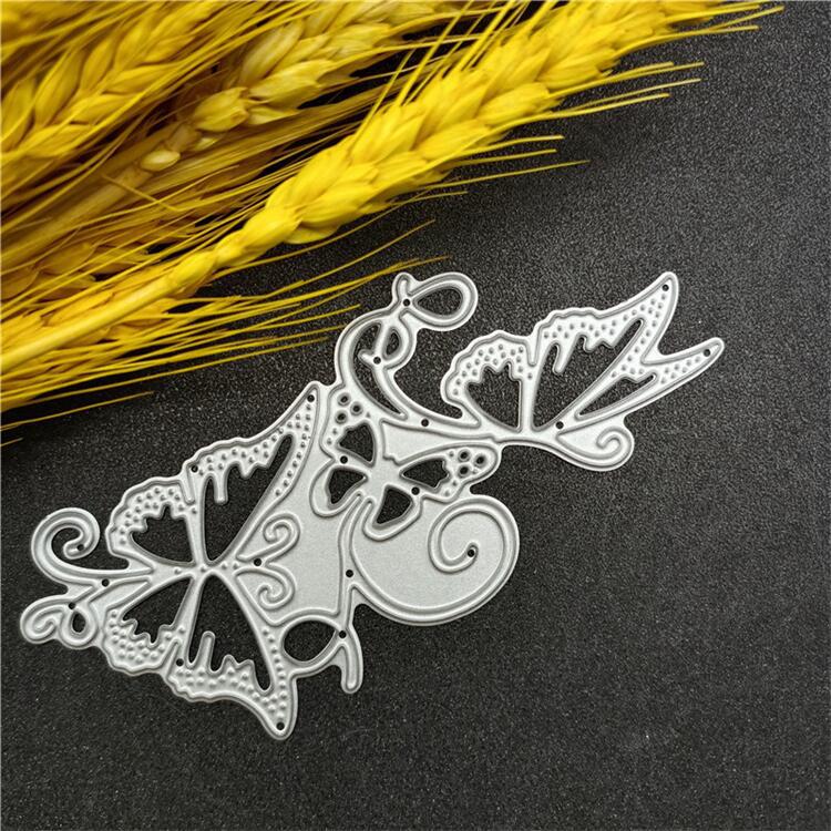 Découpe en métal pour scrapbooking, cadre de fonds 3D nouvelles découpes DIY album création de cartes papier décoratif découpes en métal décoration de fête mariage