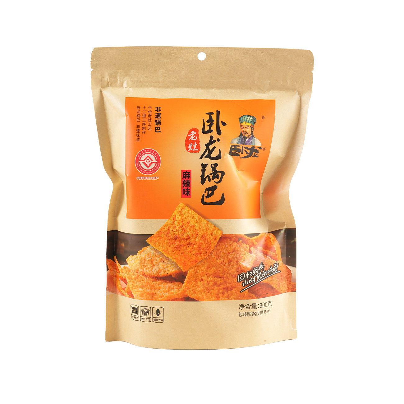 Wo Long Mala Croûte de Riz 300 g