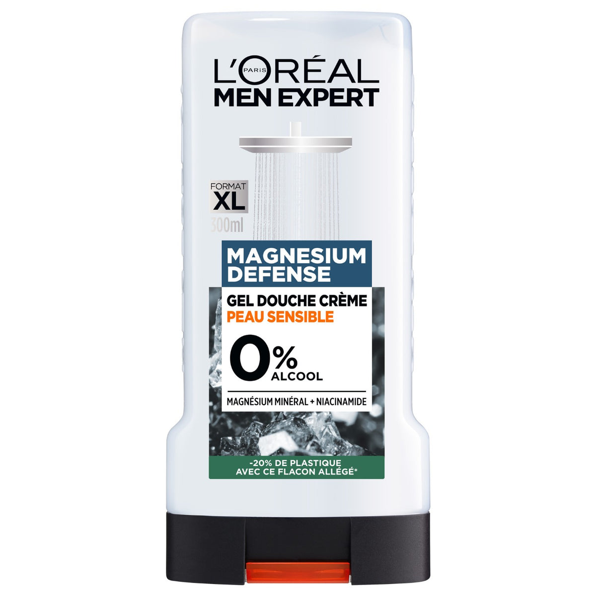 L'Oréal Paris Men Expert Magnésium Défense Crème Douche Peaux Sensibles 300 ml
