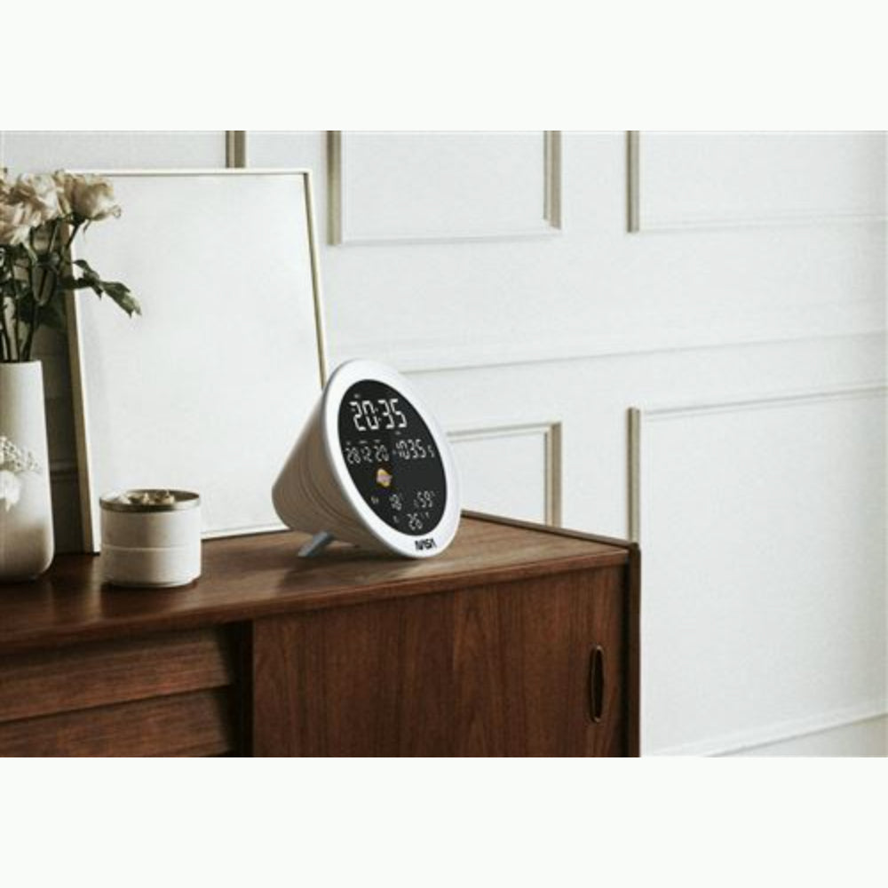 NASACOM Station météorologique WSP1700, moniteur de température sans fil intérieur/extérieur avec capteur à distance