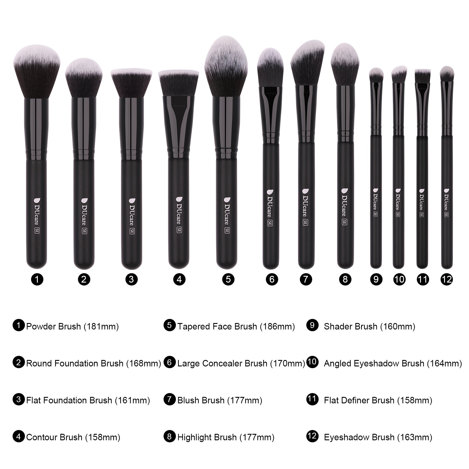 DUcare Kit de pinceaux de maquillage
