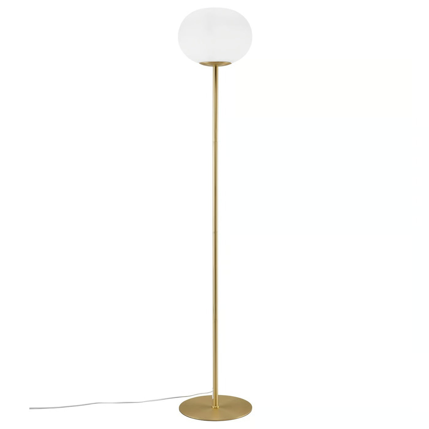 Lampadaire ALTON 27,5 verre et métal laiton IP20 E27 - Nordlux, Intérieur