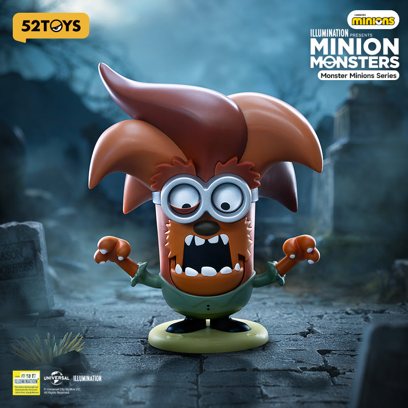 52TOYS Série Minions - Figurine mécanique à ressort articulée, boîte mystère, jouet tendance, produit dérivé Universal, envoi aléatoire