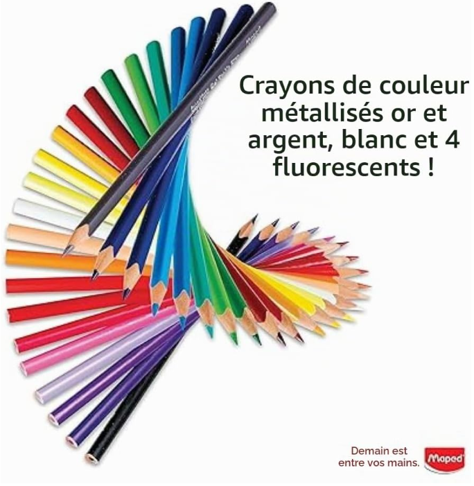 Maped Color'Peps Crayons de Couleur Classiques Lot de 72 Triangulaires