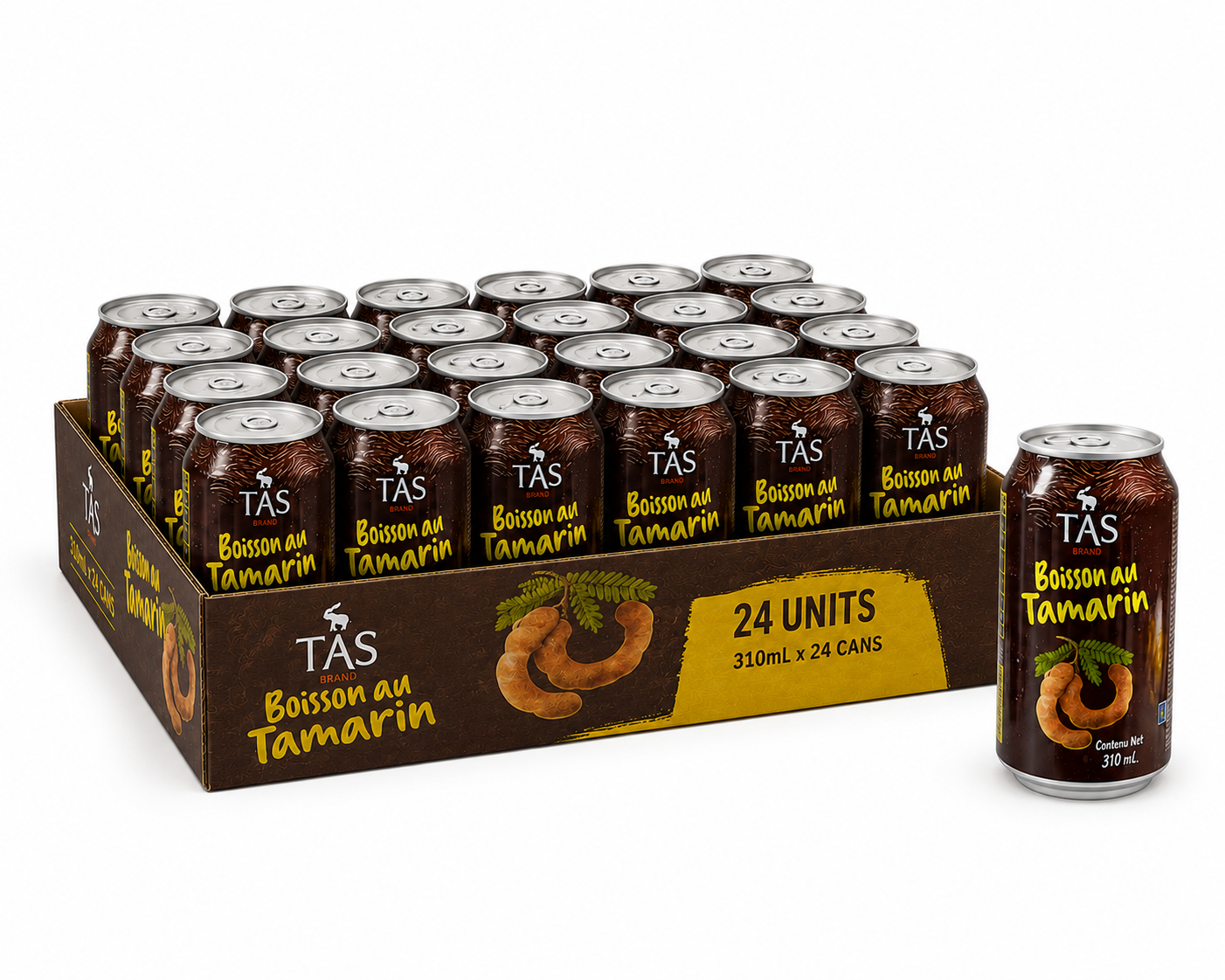 T.A.S. Boisson au tamarin 24 x 310 ml