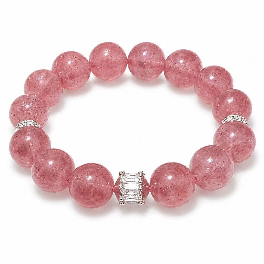 VoxorAI L8 Bracelet en cristal, bracelet à perles, bracelet en cristal naturel, création artisanale originale faite main à faire soi-même
