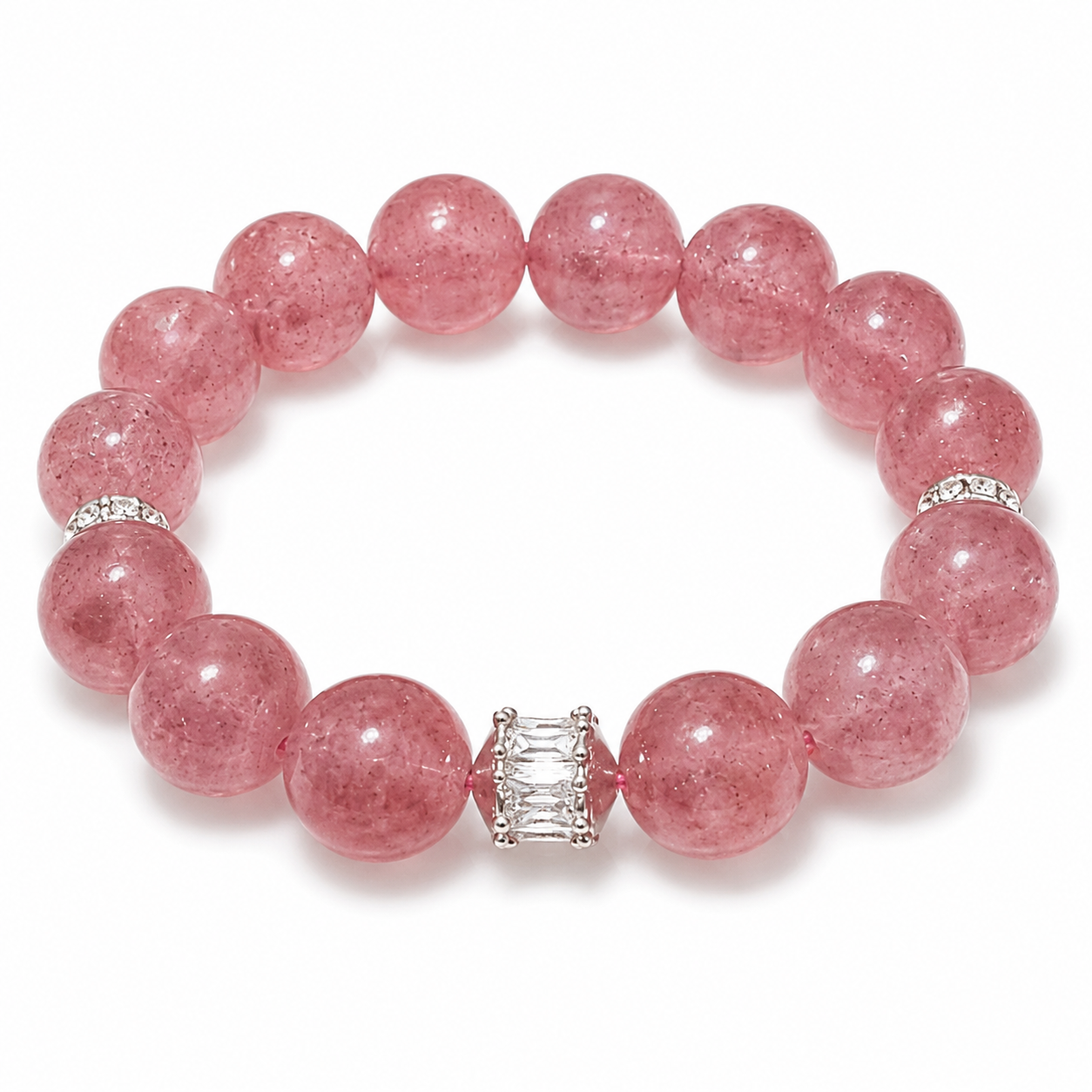 VoxorAI L8 Bracelet en cristal, bracelet à perles, bracelet en cristal naturel, création artisanale originale faite main à faire soi-même