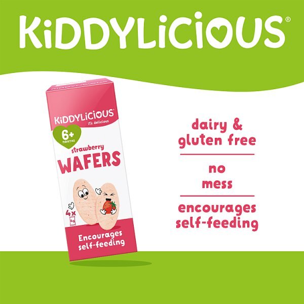 Kiddy wafers fraise 16g 4x2p
