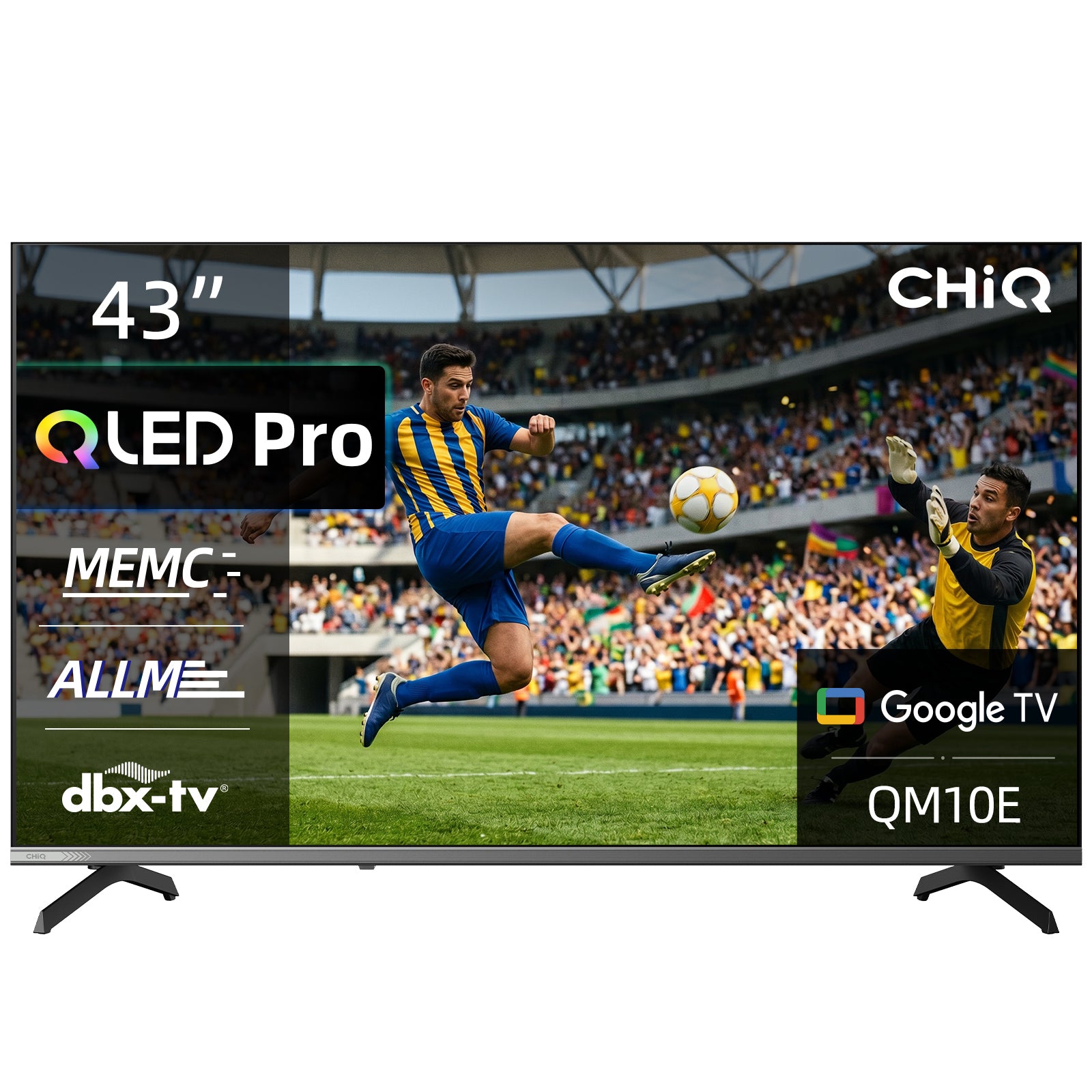 CHiQ QLED Pro TV U43QM10E 43 pouces 4K UHD Google TV